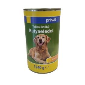 Kutyaeledel Privát konz.1240g baromfi (570ft/db) (12db/karton)