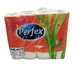 Toalettpapír Perfex 24tek. 3r. (1780ft/cs) (6csomag/karton)