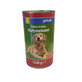 Kutyaeledel Privát konz.1240g marha (570ft/db) (12db/karton)
